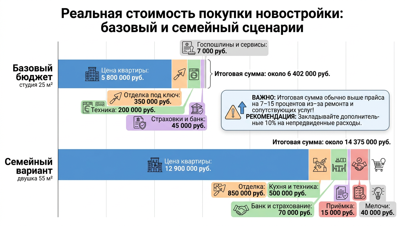 Бюджет сделки: из чего складывается цена и какие расходы часто забывают